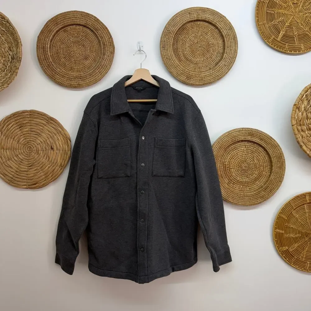 $110 Banana Republic Scuba Shirt Jacket Mens Large